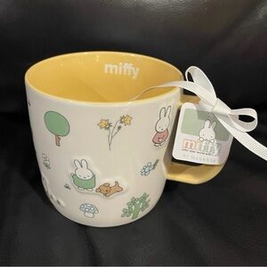 Miffy Mug with Yellow Interior and Playful Design